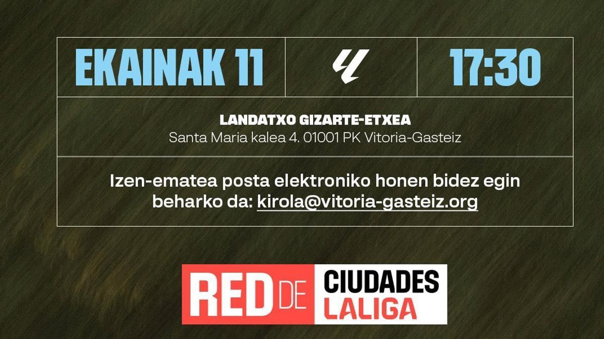Eskola kirolean jazarpena detektatu, prebenitu eta horren aurrean jarduteko tailerra antolatu du Gasteizko Udalak.