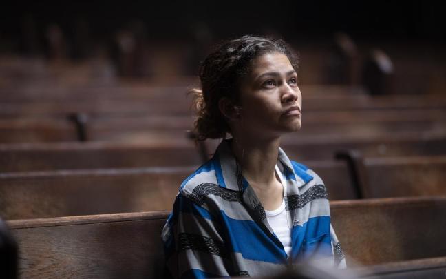 La actriz Zendaya en una escena de la serie 'Euphoria'.