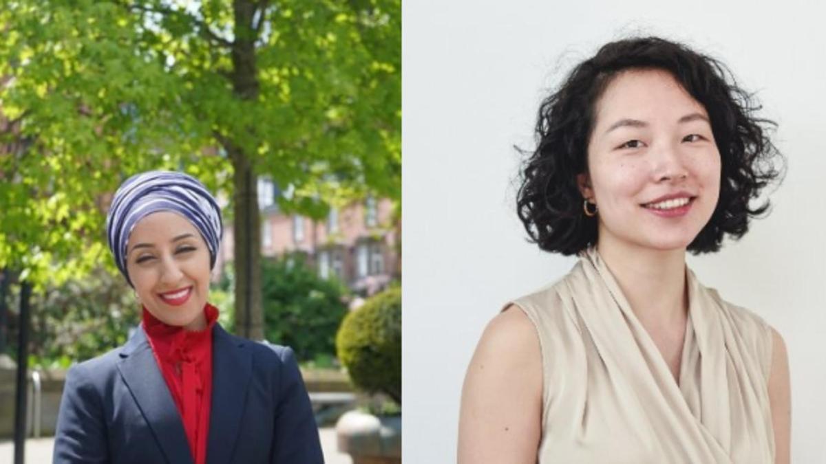 Las diputadas laboristas Yuan Yang y Abtisam Mohamed, detenidas cuando participaban en un viaje de ayuda en Israel