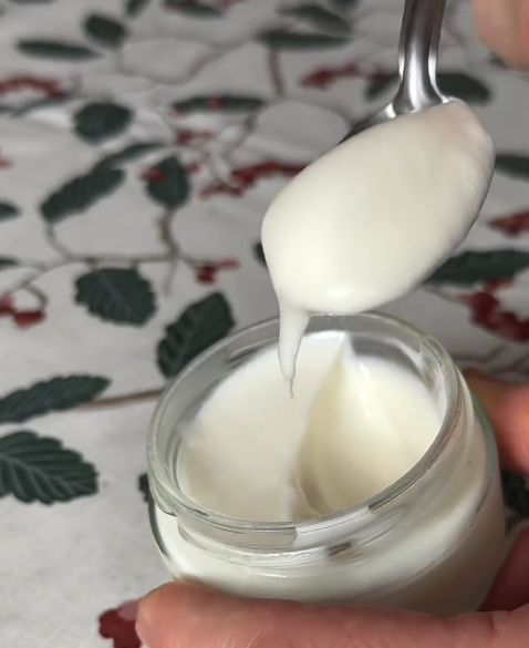 Yogur casero de oveja.