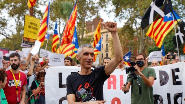 El activista y miembro de Stop Bales de Goma Roger Español.