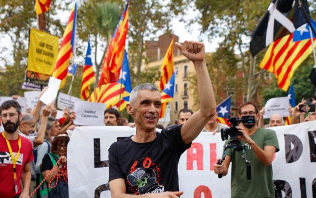 El activista y miembro de Stop Bales de Goma Roger Español.