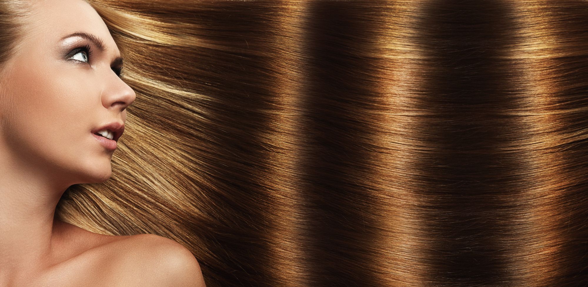 El brillo en el pelo es un rasgo distintivo del 'liquid hair'.
