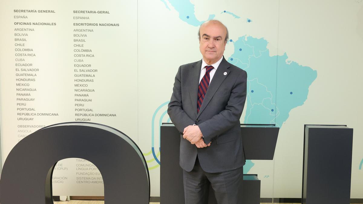 El secretario general de la Organización de Estados Iberoamericanos (OEI), Mariano Jabonero.