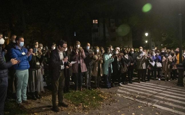 Concentración celebrada días después de la supuesta agresión