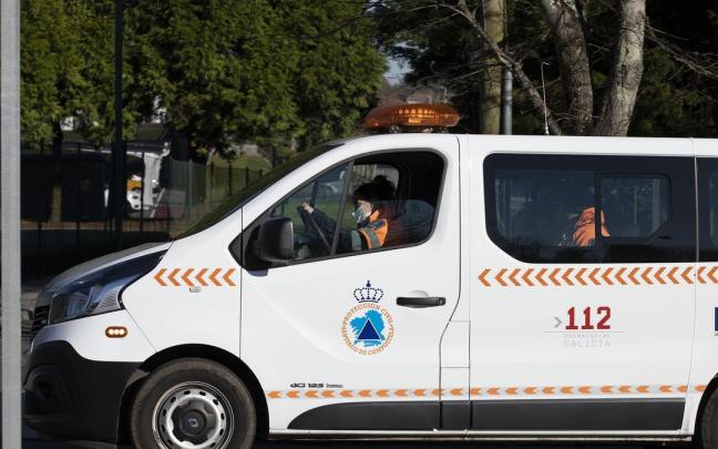 Vehículo del servicio de emergencias de Galicia