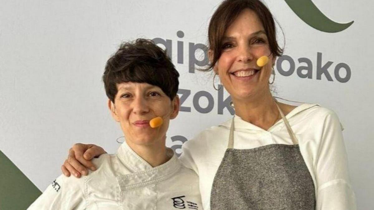 Aitziber Aizpuru y Anne Otegi ofrecerán consejos sobre nutrición y cocina a los asistentes, mientras elaboran distintas recetas.