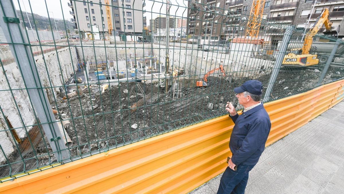 El solar donde se están construyendo las 120 VPO cuyas llaves está previsto que se entreguen a finales de 2025.