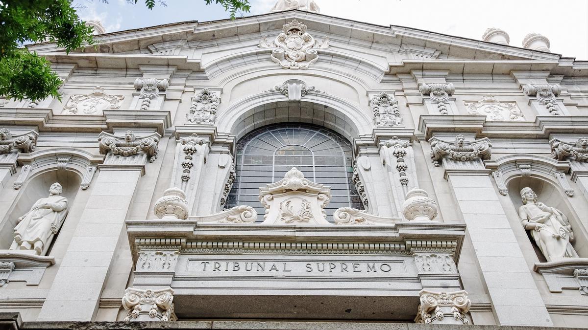 La fachada del Tribunal Supremo en una imagen de archivo.