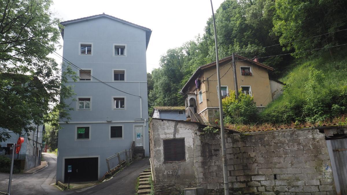 Vista del barrio de Murrategi, escenario de litigio que enfrenta al PSE-EE y EH Bildu