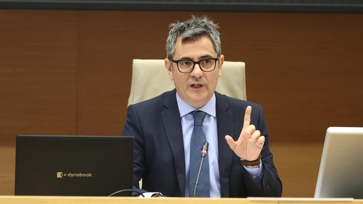 Félix Bolaños, ministro de Presidencia, Justicia y Relaciones con las Cortes.