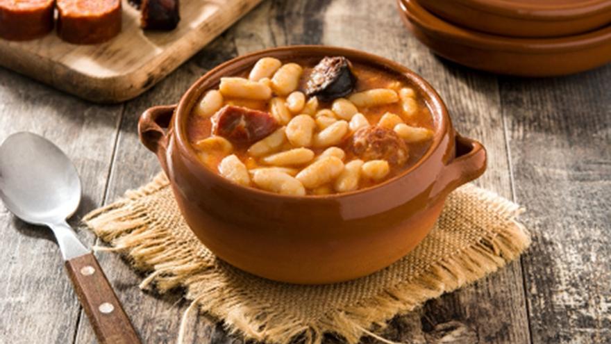 La tradicional fabada asturiana.