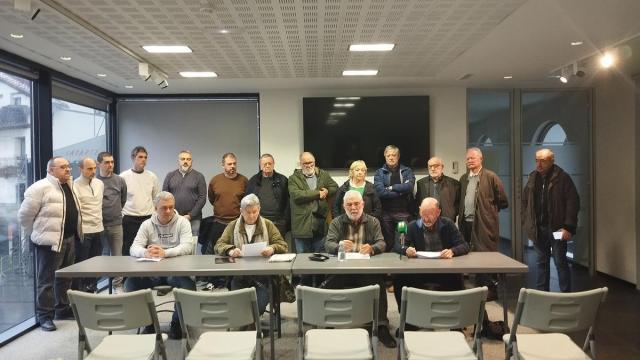 Extrabajadores y miembros del Comité de Empresa.