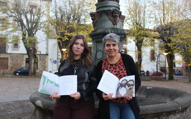 Madre e hija sumergen al lector en el mágico universo de los cuentos. Izar, que es diseñadora gráfica, se encarga de las ilustraciones, y Lukene de hilvanar el hilo narrativo.