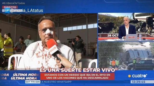 Un superviviente del accidente de Urda pone límites a Nacho Abad: "No te voy a relatar lo que había ahí".