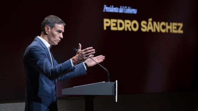 El presidente del Gobierno, Pedro Sánchez, durante la presentación del Plan de Integración y Ciudadanía