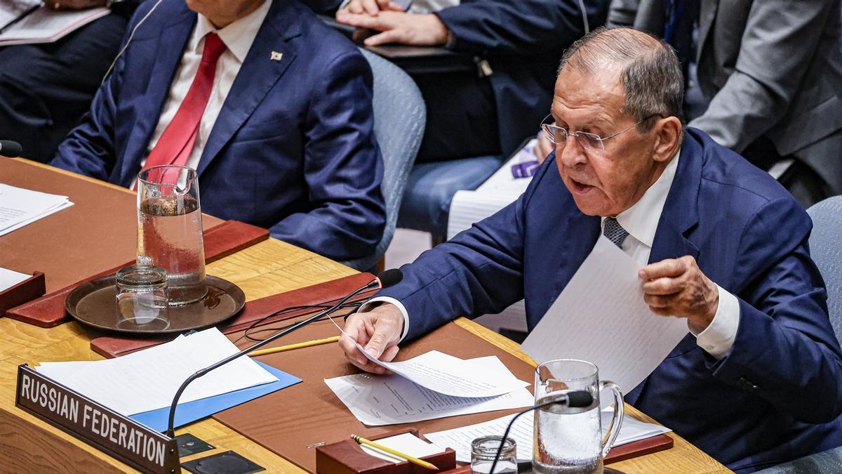 El ministro de Exteriores de Rusia, Sergei Lavrov, en una imagen de archivo.