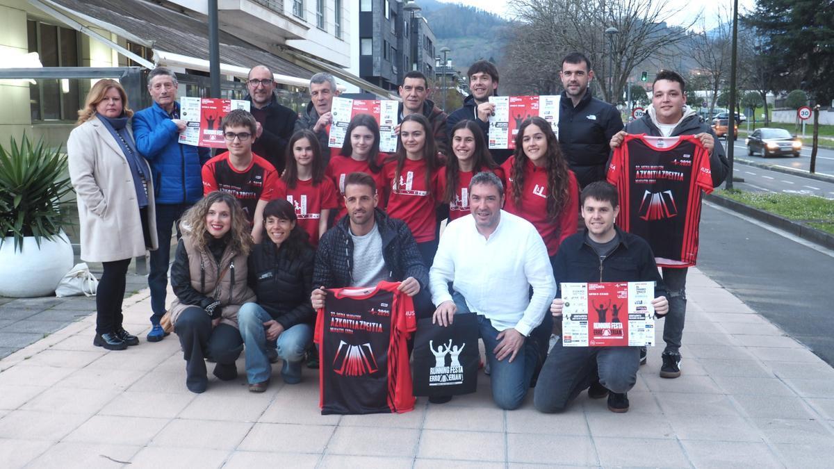 Animada presentación de la edición número 32 de la media maratón Azkoitia-Azpeitia en el hotel Loiola