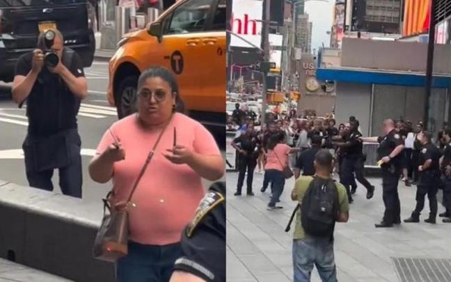 Patricia Cisneros, de 49 años, fue abatida por la Policía.
