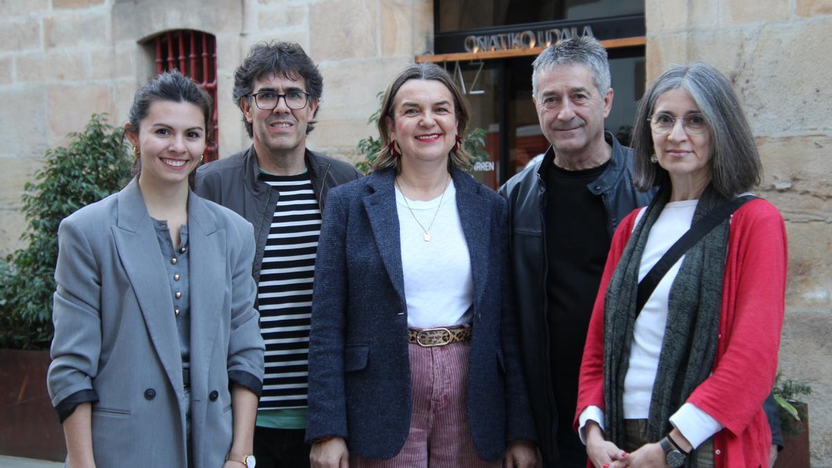 Ediles del grupo municipal del PNV de Oñati.