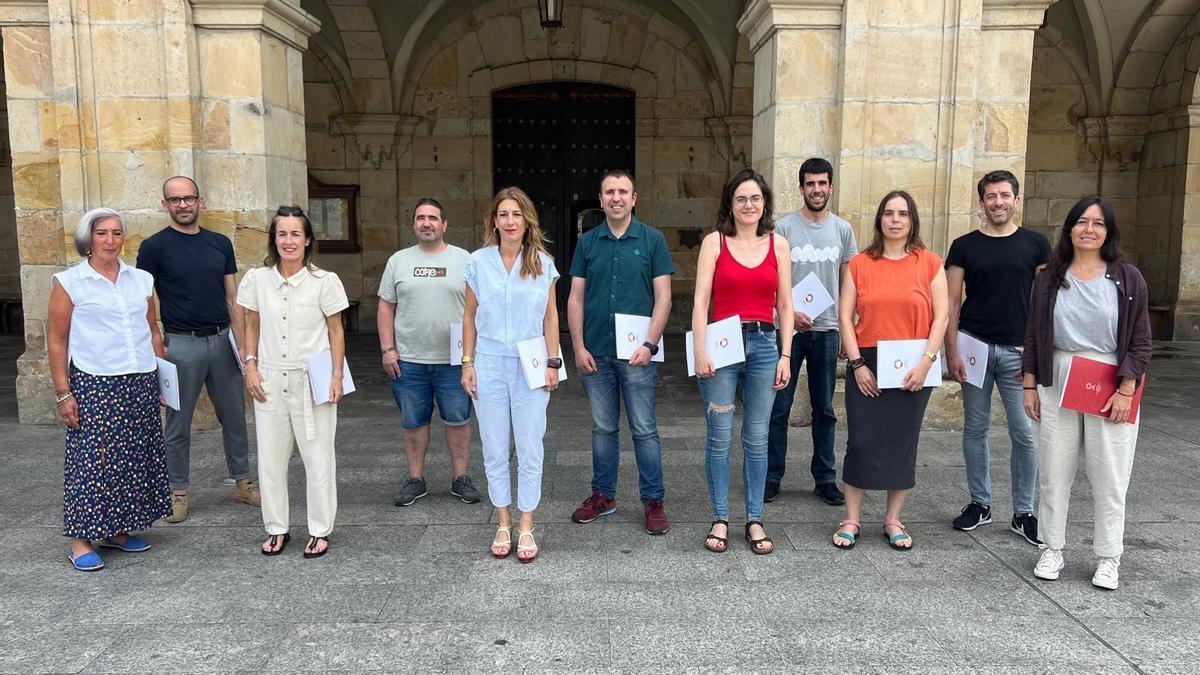 La alcaldesa Izaro Elorza y su equipo hacen balance de los dos primeros años de la legislatura.