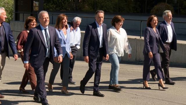 Un grupo de presentadores históricos de RTVE por el 70 aniversario del canal RTVE