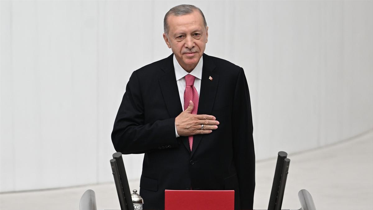 Toma de posesión del presidente turco, Recep Tayyip Erdogan.