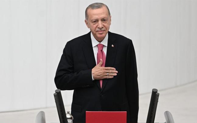 Toma de posesión del presidente turco, Recep Tayyip Erdogan.