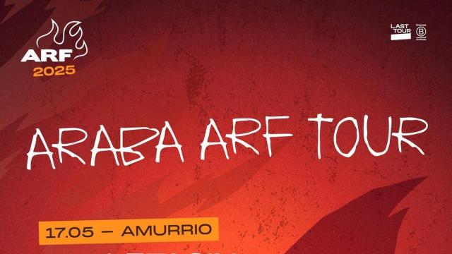 Jaialdiaren atarikoa da Araba ARF Tour, eta laugarren urtez jarraian antolatu da Arabako Foru Aldundiaren eta Amurrioko eta Bastidako udalen eskutik. / Utzitakoa Jaialdiaren atarikoa da Araba ARF Tour, eta laugarren urtez jarraian antolatu da Arabako Foru Aldundiaren eta Amurrioko eta Bastidako udalen eskutik.