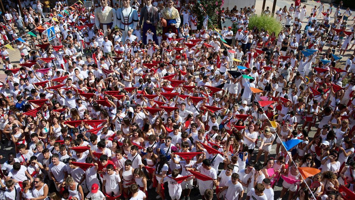 Fotos del chupinazo en fiestas de Noáin, de la mano de Raúl de la Fuente