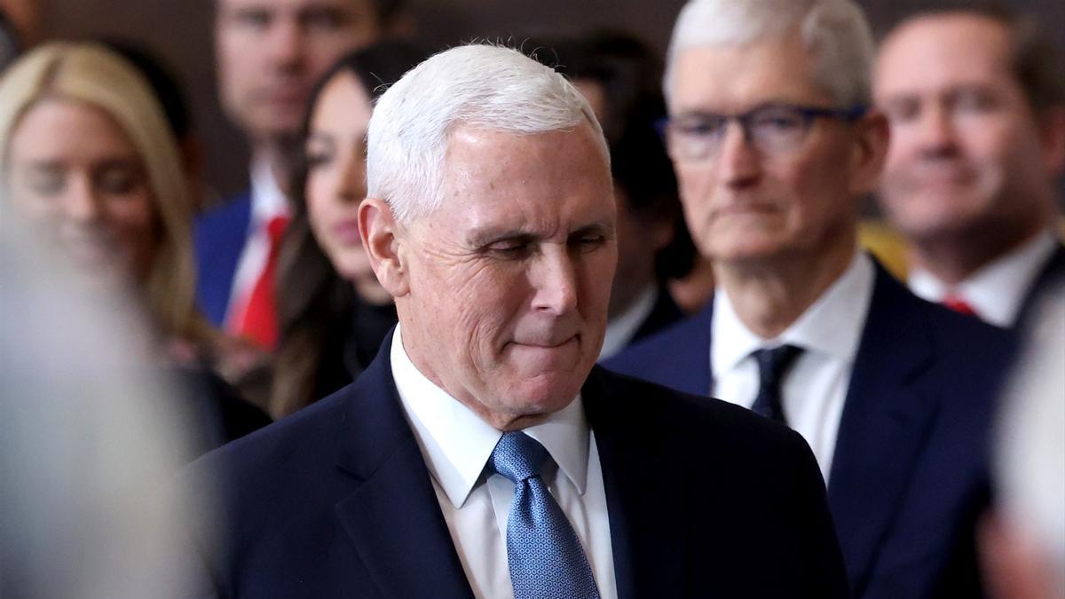 Mike Pence, vicepresidente de Estados Unidos durante el primer mandato de Donald Trump.