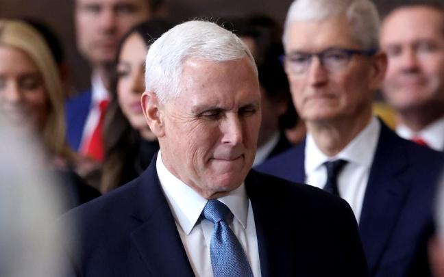 Mike Pence, vicepresidente de Estados Unidos durante el primer mandato de Donald Trump.