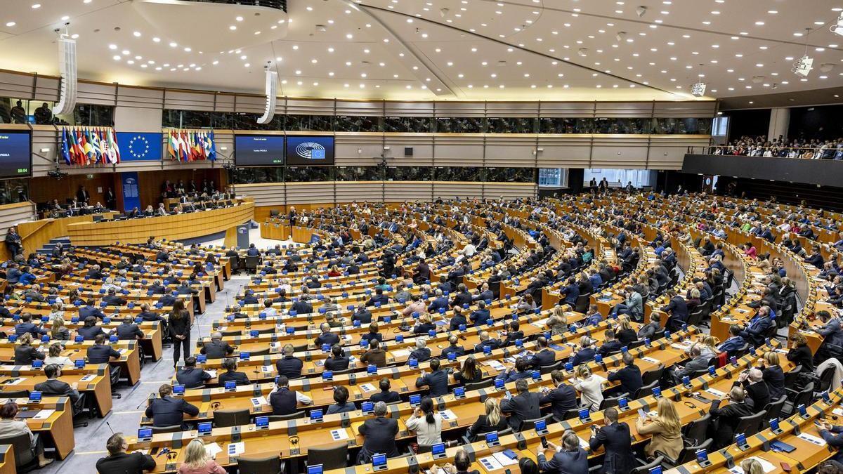 Una sesión en el Parlamento Europeo.