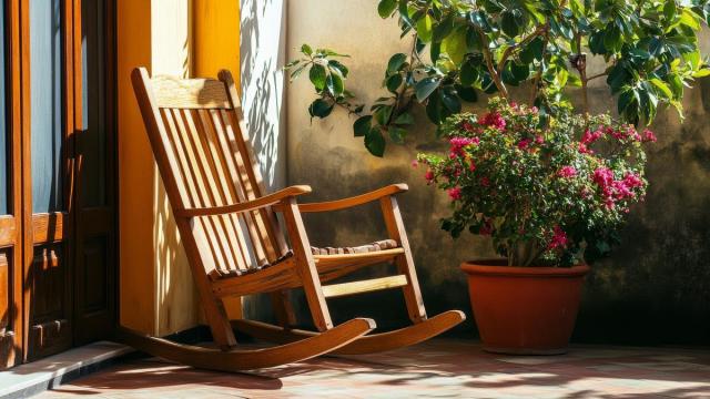 Un espacio exterior pequeño pero bien resuelto.