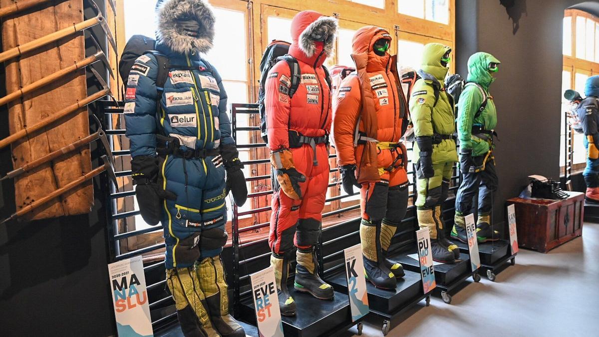 Atuendos de montaña en el Museo Mendietxe en Azpeitia