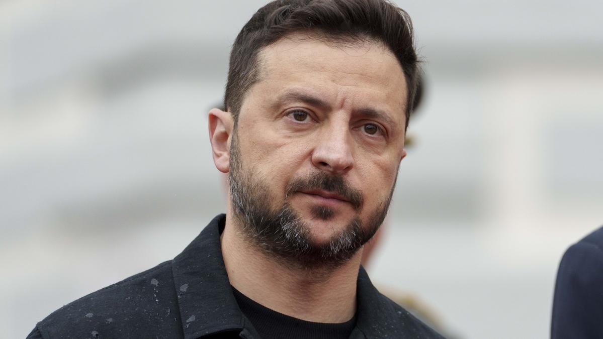 El presidente de Ucrania, Volodimir Zelenski.