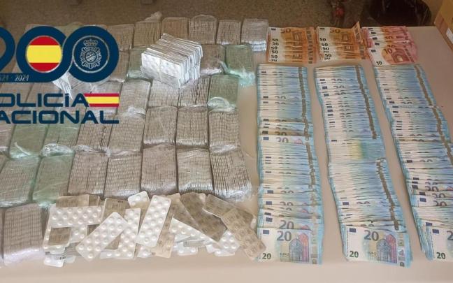 Imagen de los efectos intervenidos en la operación / POLICÍA NACIONAL Imagen de los efectos intervenidos en la operación