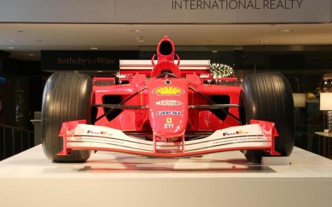 El Ferrari que Michael Schumacher pilotó en la temporada 2001, con el que ganó el Gran Premio de Mónaco. / EP El Ferrari que Michael Schumacher pilotó en la temporada 2001, con el que ganó el Gran Premio de Mónaco.