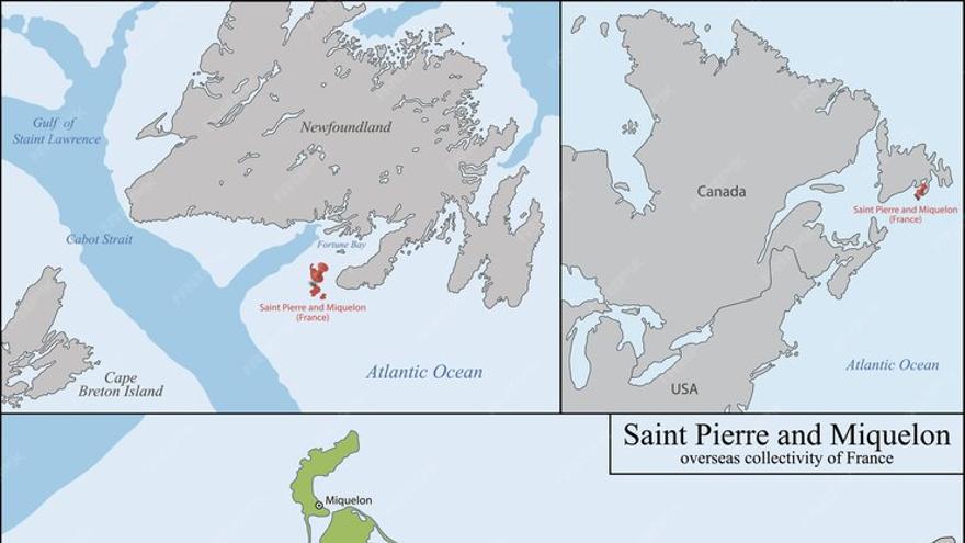 Ubicación de las islas en un mapa