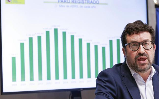 El secretario de Estado de Trabajo, Joaquín Pérez Rey. / Sergio Pérez El secretario de Estado de Trabajo, Joaquín Pérez Rey.