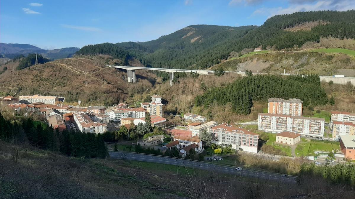 Una panorámica de Eskoriatza.