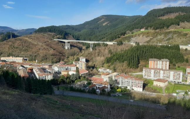 Una panorámica de Eskoriatza.