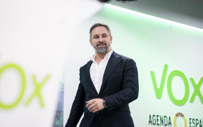 El líder de Vox, Santiago Abascal.