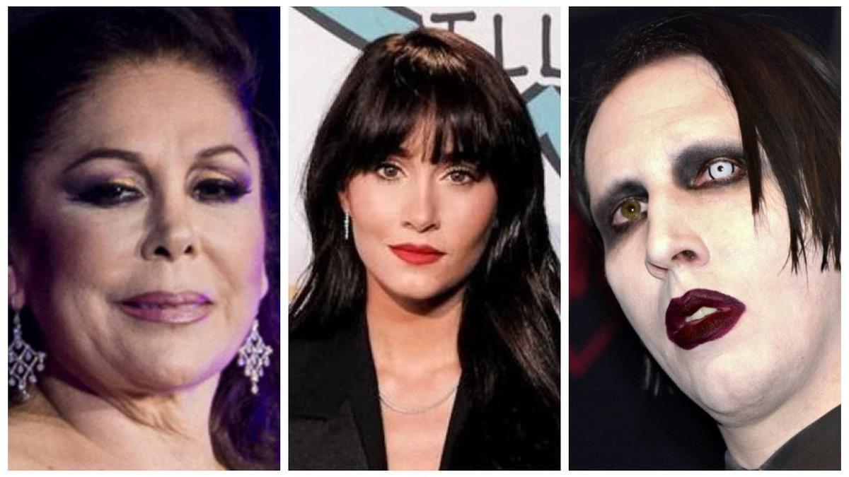 Isabel Pantoja, Aitana y Marilyn Manson.