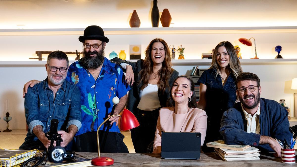 Quequé, Ignatius Farray, Lara Palma, Inés Hernand, Ángela Fernández y Taka Gómez