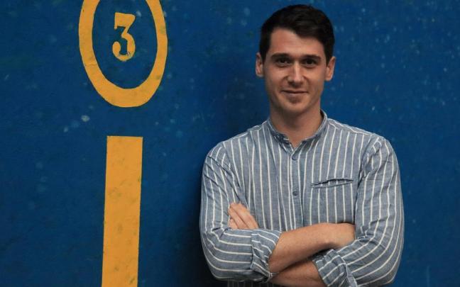 Enaitz Olaeta, presidente de la Federacion de Bizkaia de pelota.