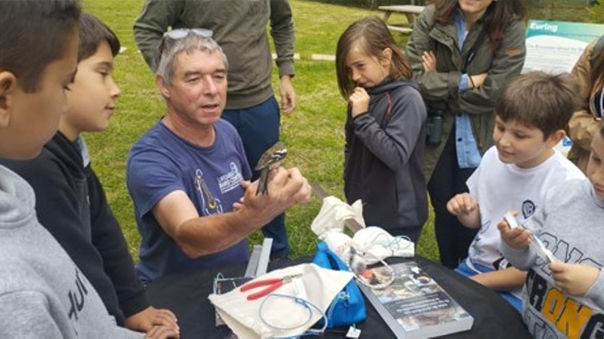 Habrá una demostración en vivo de anillamiento científico de aves