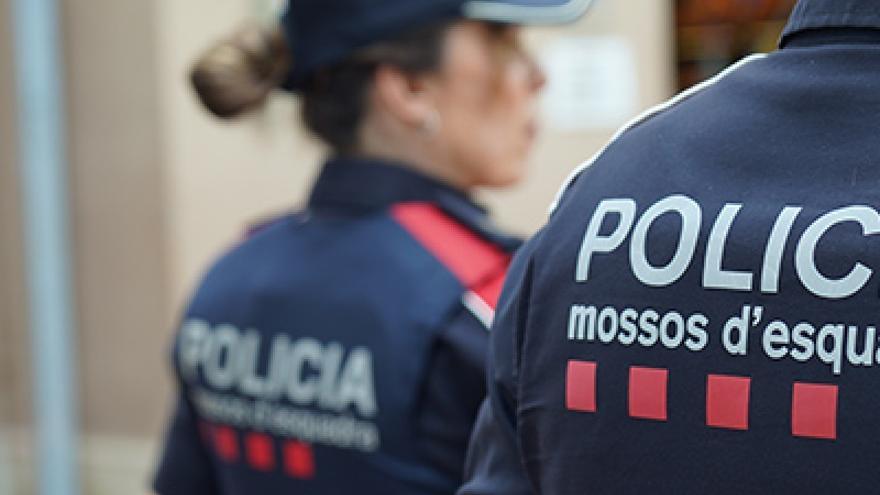 Agentes de los Mossos d'Esquadra.