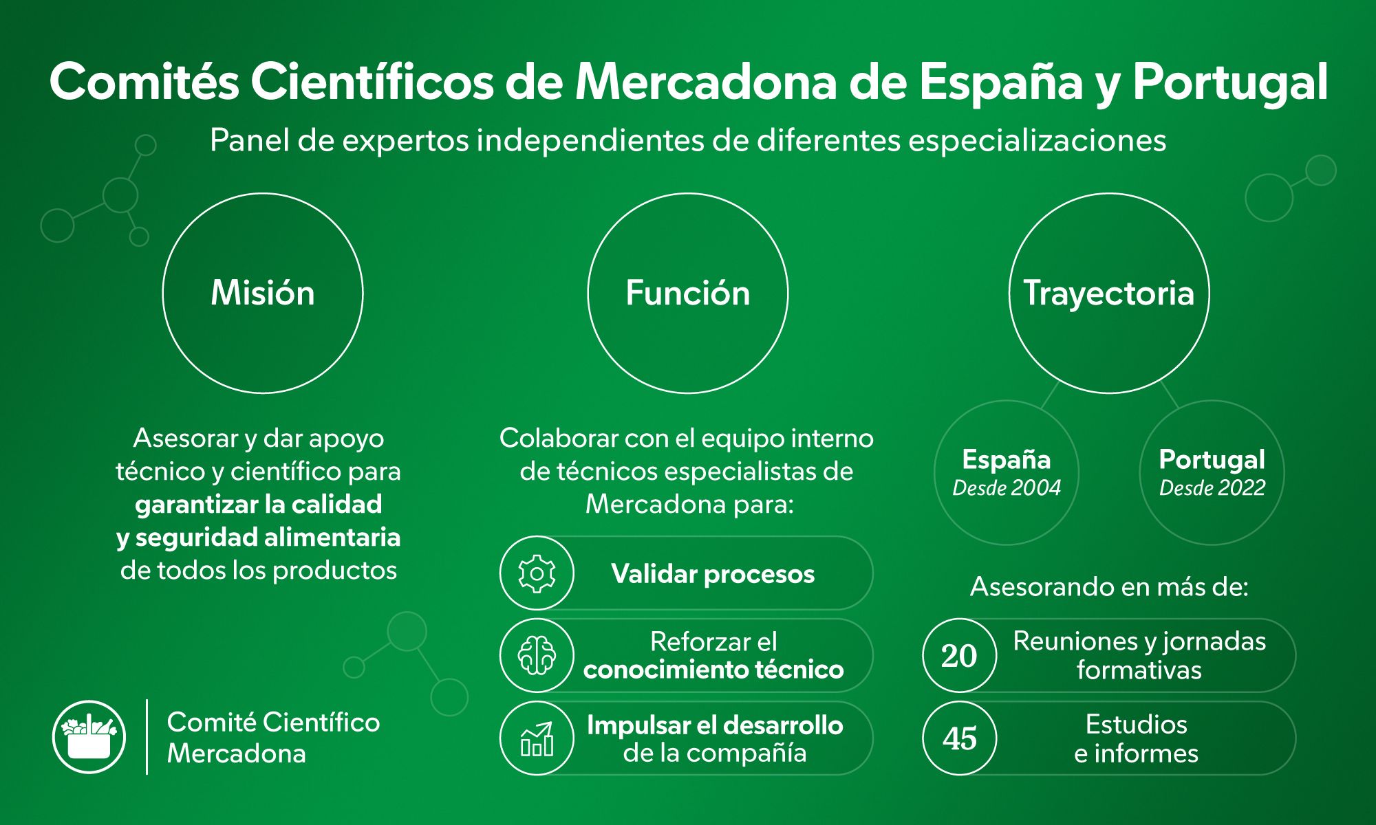 Panel de expertos de Mercadona.