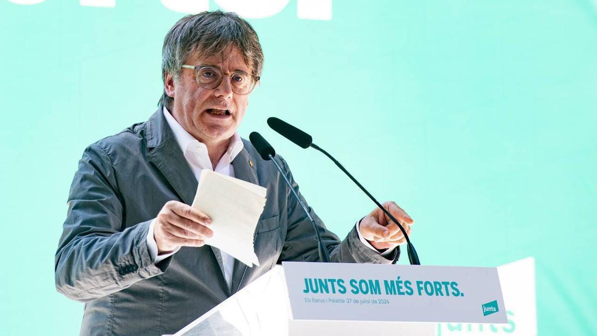 Imagen de archivo del expresidente de la Generalitat Carles Puigdemont.